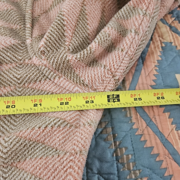 VISSLA Men's Pink and Tan Shirt Jacket - Picture 5 of 6